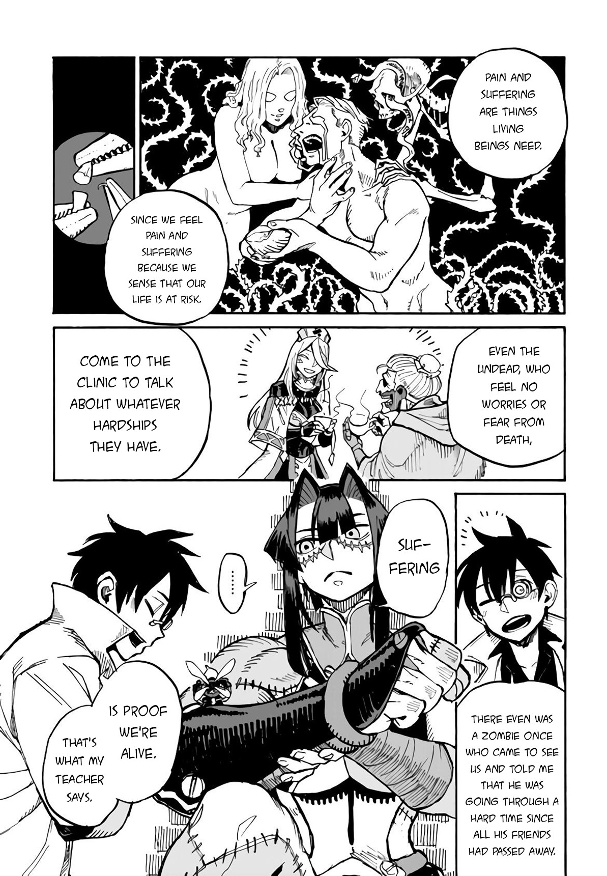 Monster Musume no Oishasan Chapter 3.3 page 20 - Chapter 3.3: The Third Case: The Flesh Golem Who Hates Doctors (3)