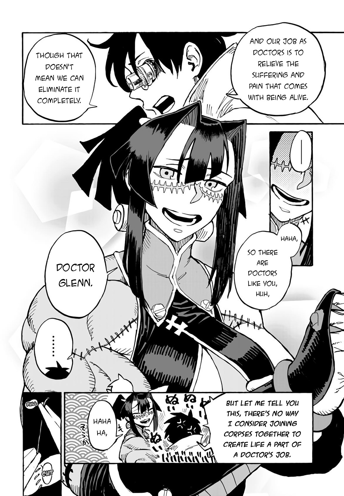 Monster Musume no Oishasan Chapter 3.3 page 21 - Chapter 3.3: The Third Case: The Flesh Golem Who Hates Doctors (3)