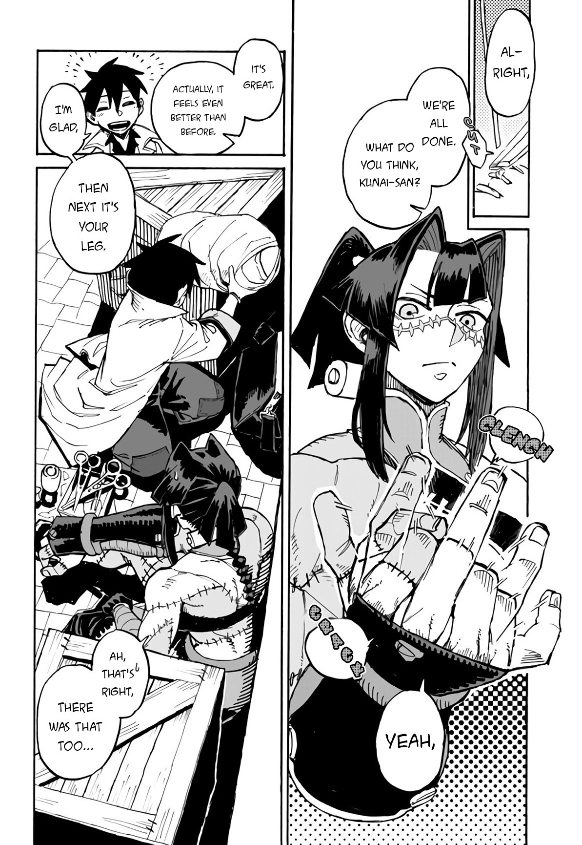 Monster Musume no Oishasan Chapter 3.3 page 23 - Chapter 3.3: The Third Case: The Flesh Golem Who Hates Doctors (3)