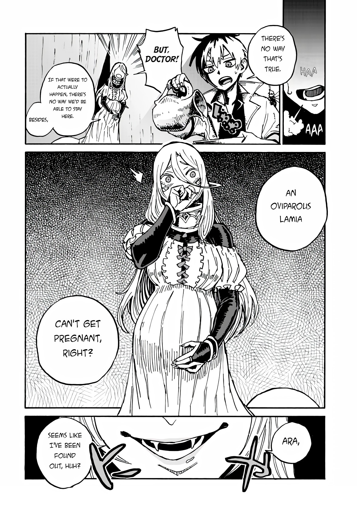Monster Musume no Oishasan Chapter 4.1 page 11 - Chapter 4.1: The Fourth Case: The Lamia with an Incurable Illness (1)