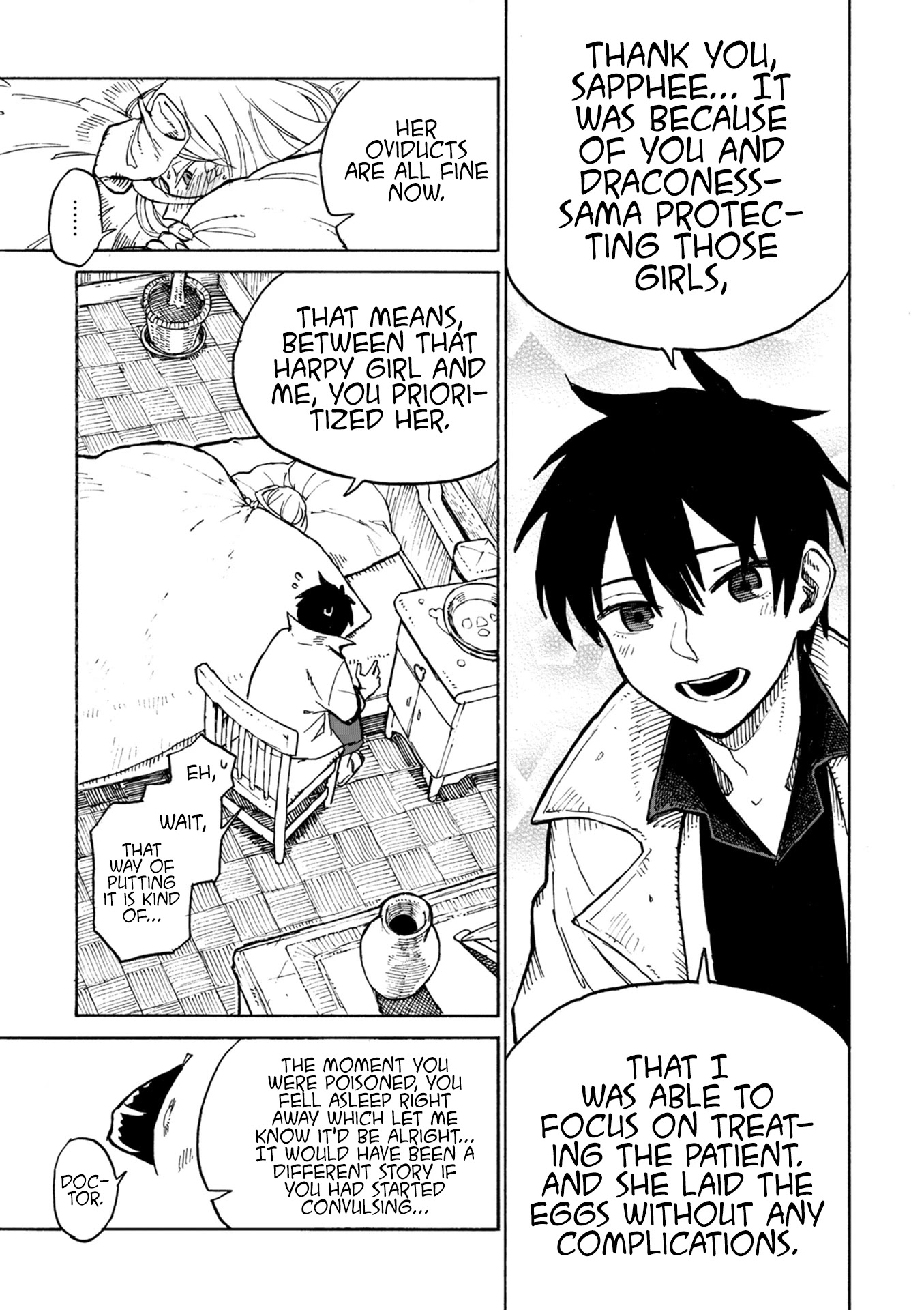 Monster Musume no Oishasan Chapter 4.4 page 16 - Chapter 4.4: The Fourth Case: The Lamia with an Incurable Illness (4)