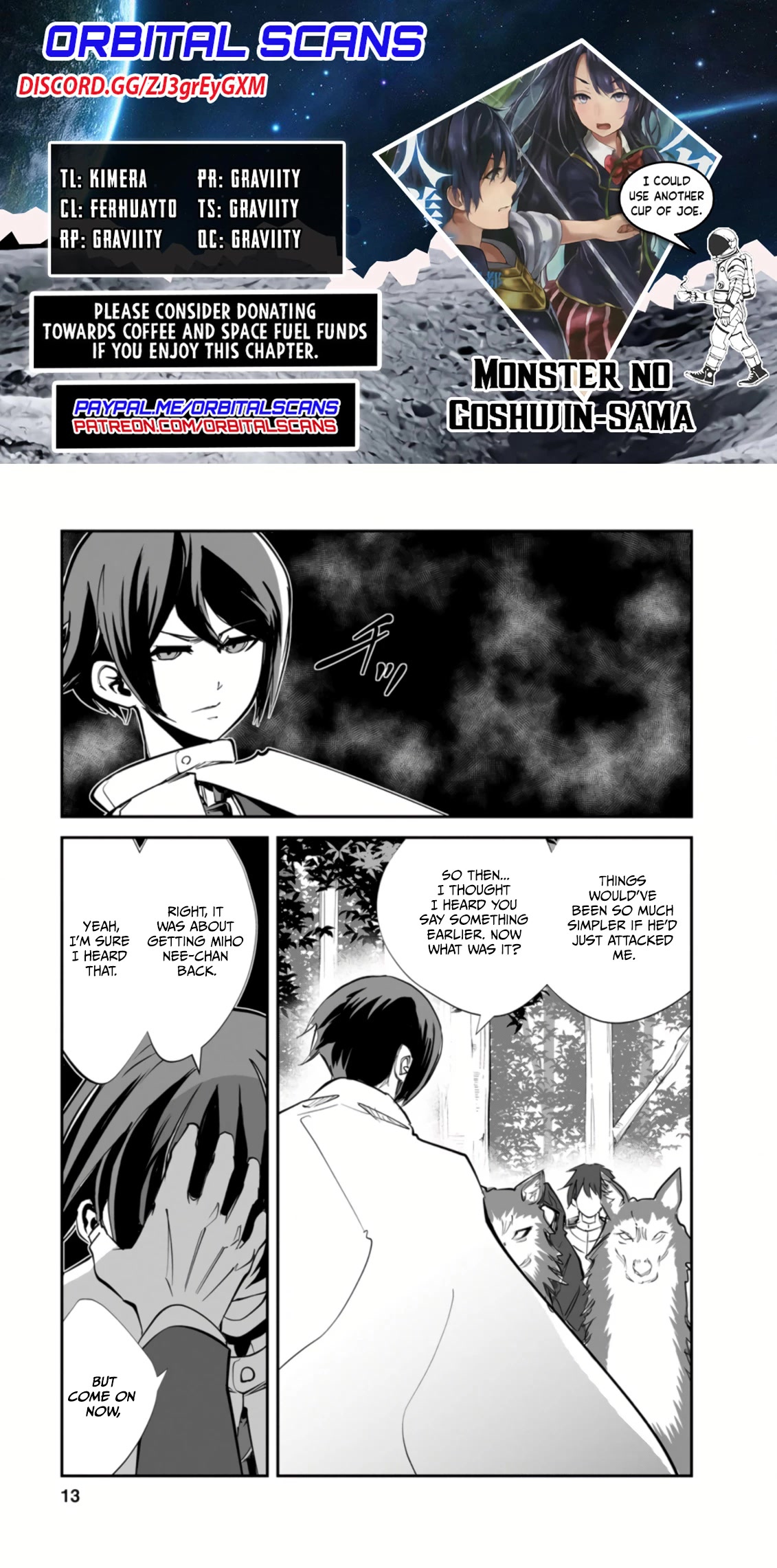 Monster no Goshujin-sama Chapter 46.2 page 1 - Chapter 46.2