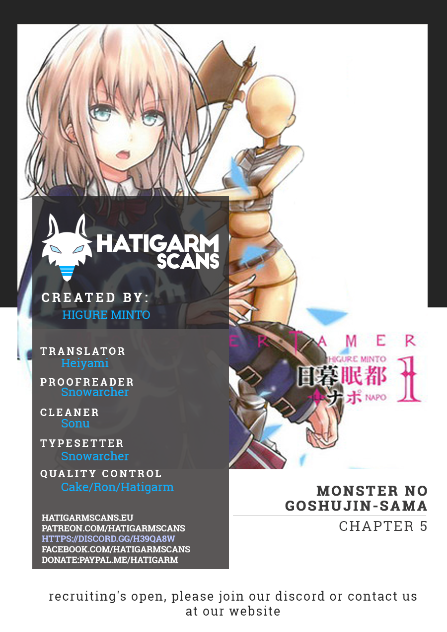 Monster no Goshujin-sama Chapter 5 page 1 - Chapter 5