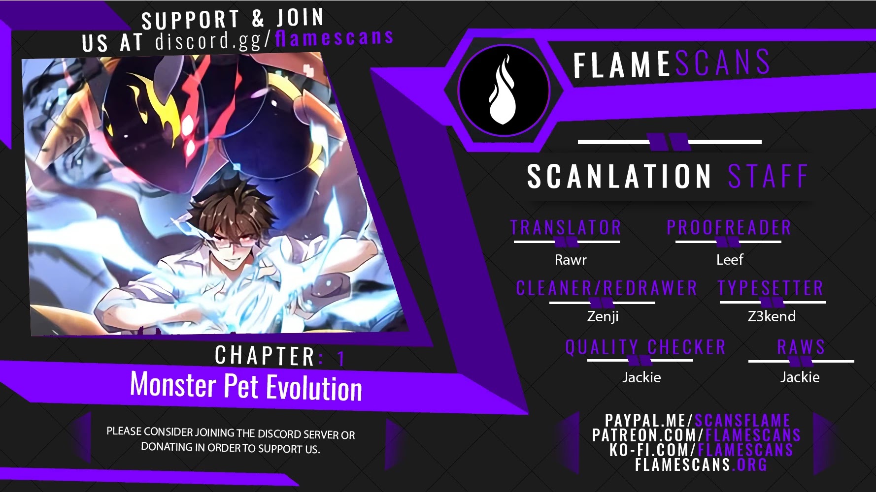 Monster Pet Evolution Chapter 1 page 1 - Chapter 1