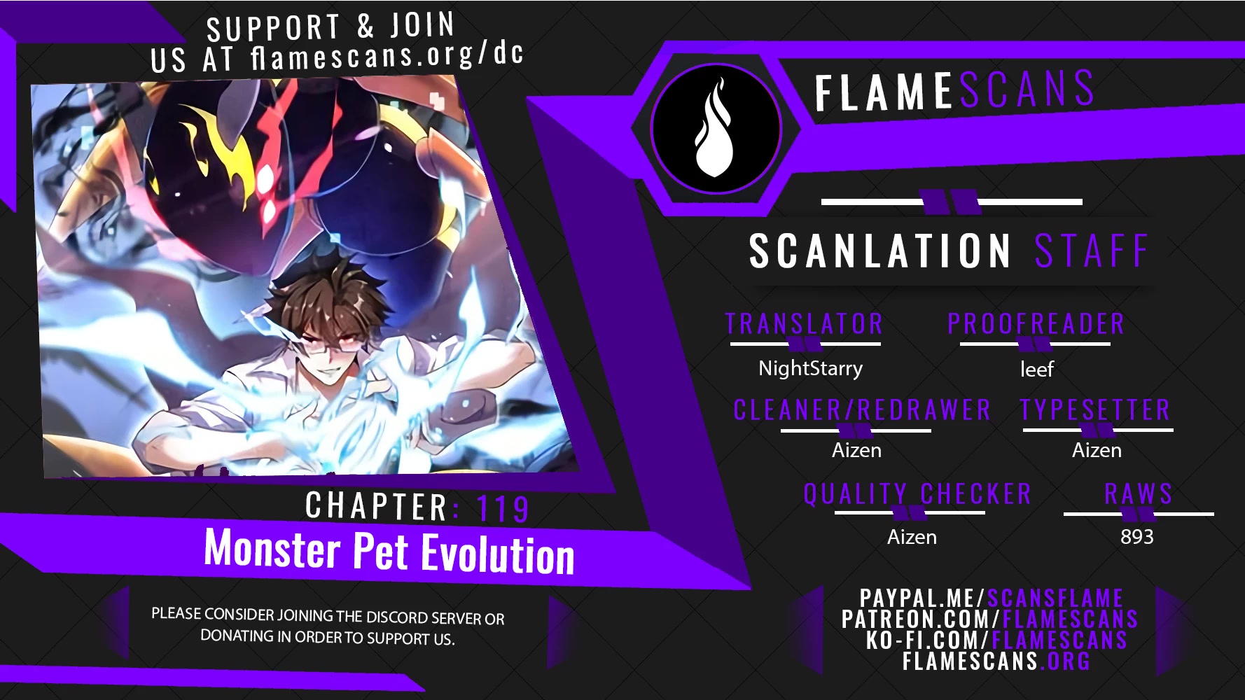 Monster Pet Evolution Chapter 119 page 1 - Chapter 119