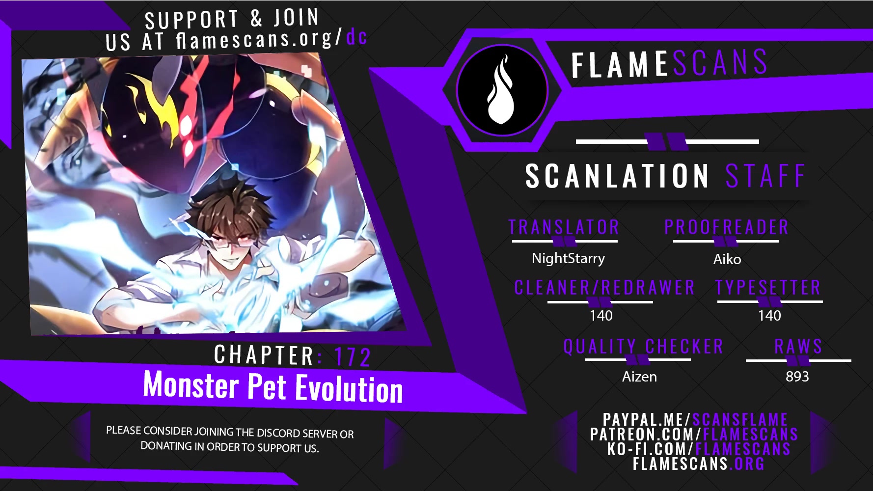 Monster Pet Evolution Chapter 172 page 1 - Chapter 172
