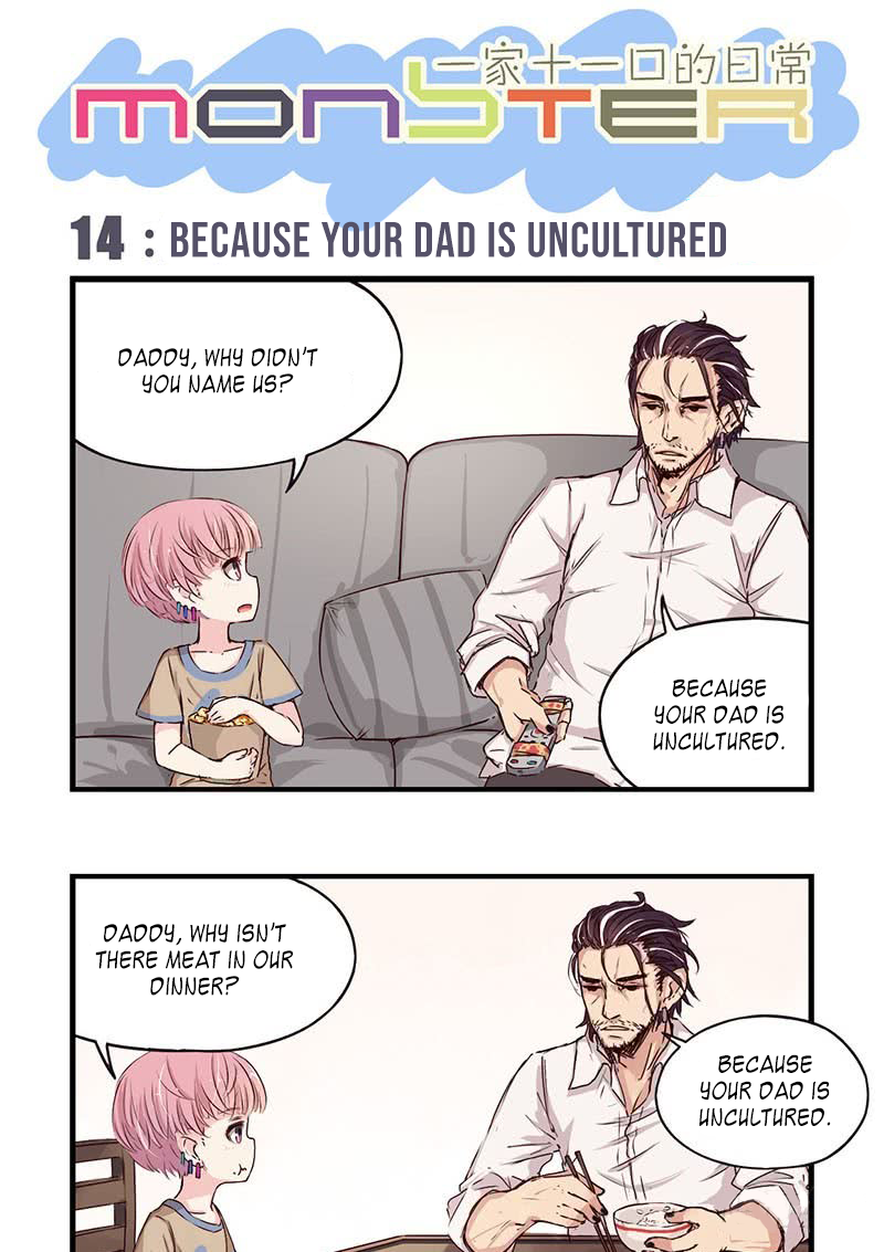 Monster (W.P) Chapter 14 page 2 - Chapter 14: Because Your Dad is Uncultured