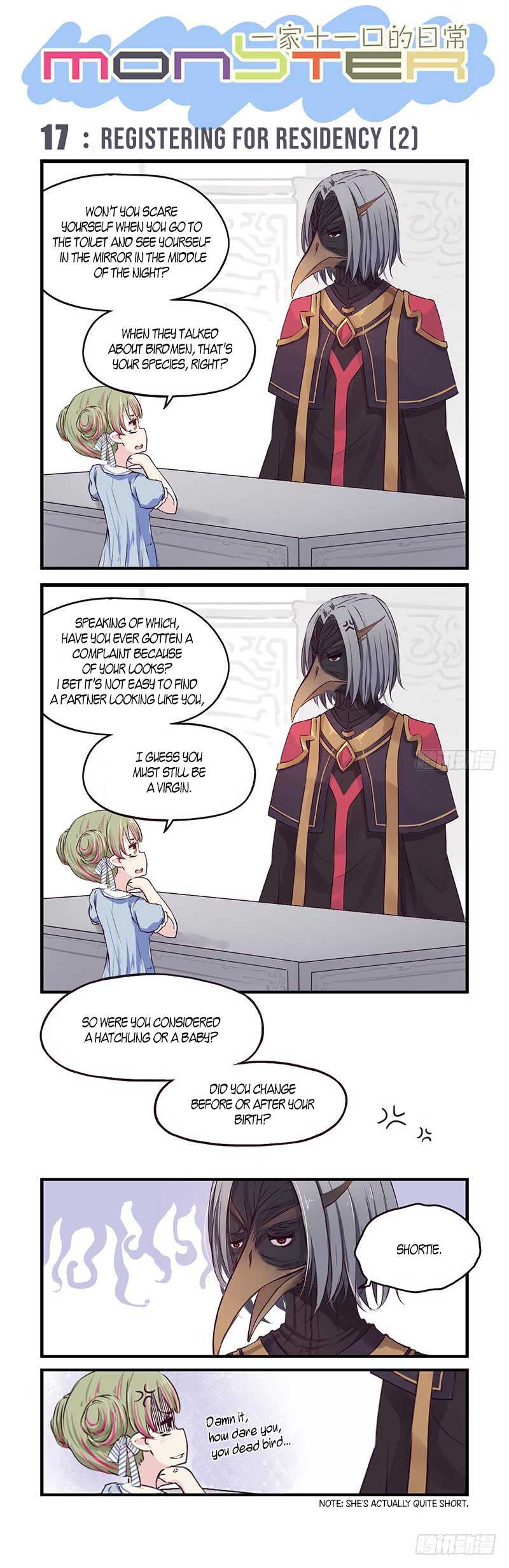 Monster (W.P) Chapter 17 page 2 - Chapter 17: Registering for Residency (2)