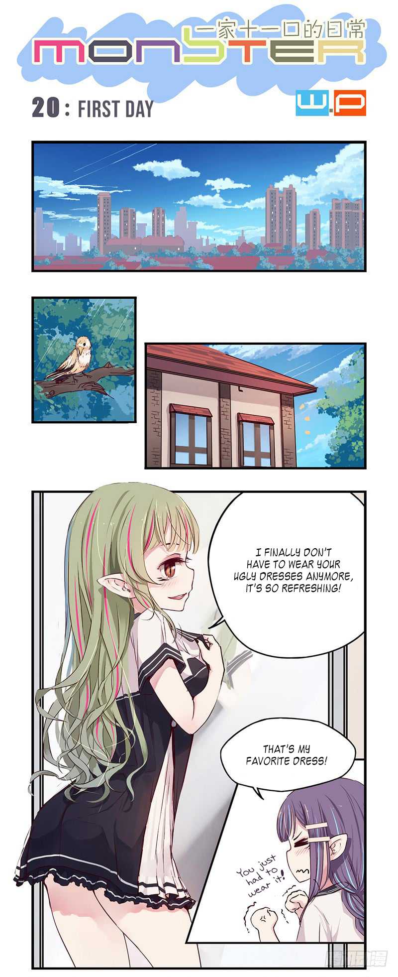 Monster (W.P) Chapter 20 page 2 - Chapter 20: First Day