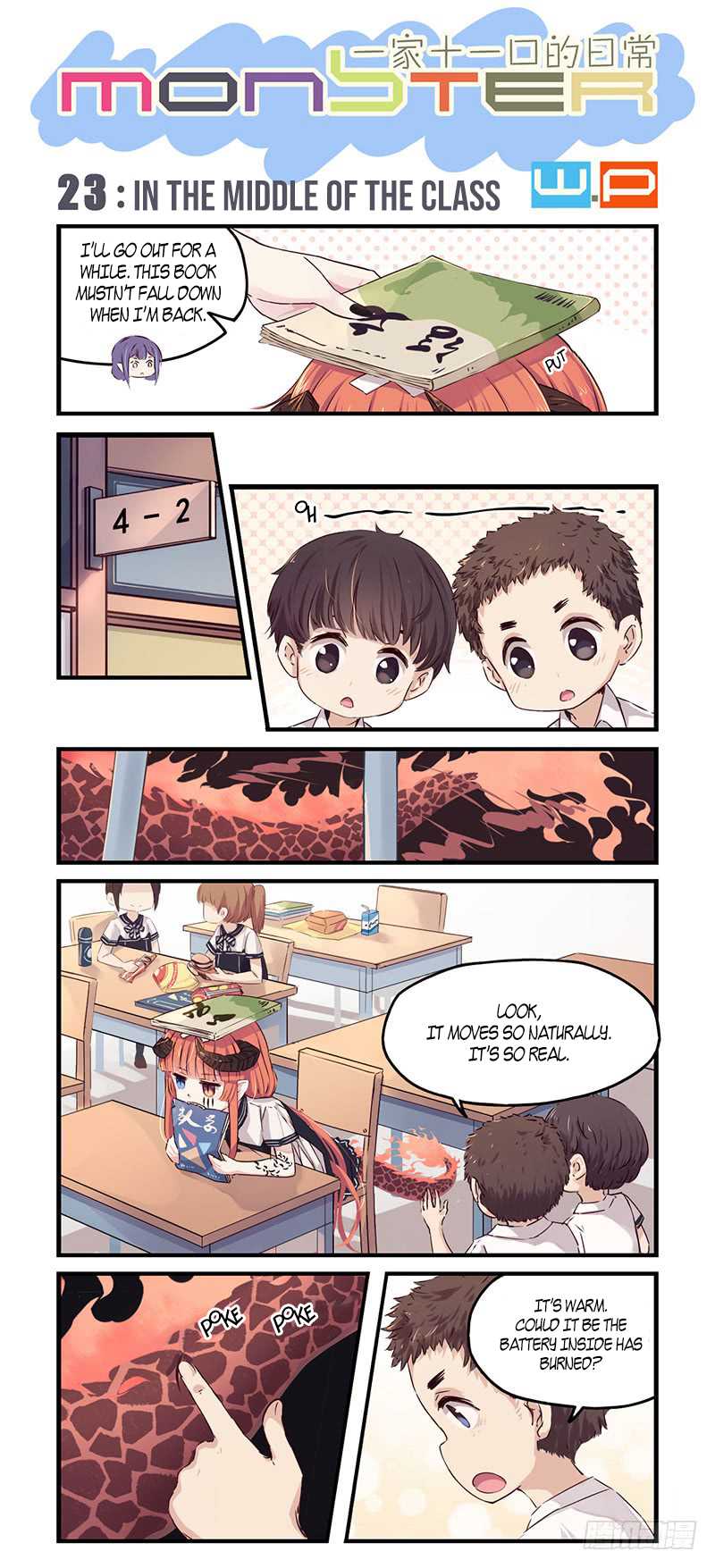 Monster (W.P) Chapter 23 page 2 - Chapter 23: In the Middle of the Class