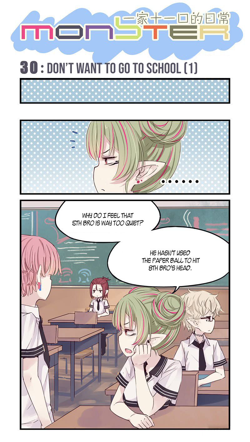 Monster (W.P) Chapter 30 page 2 - Chapter 30: Don't Want to Go to School (1)