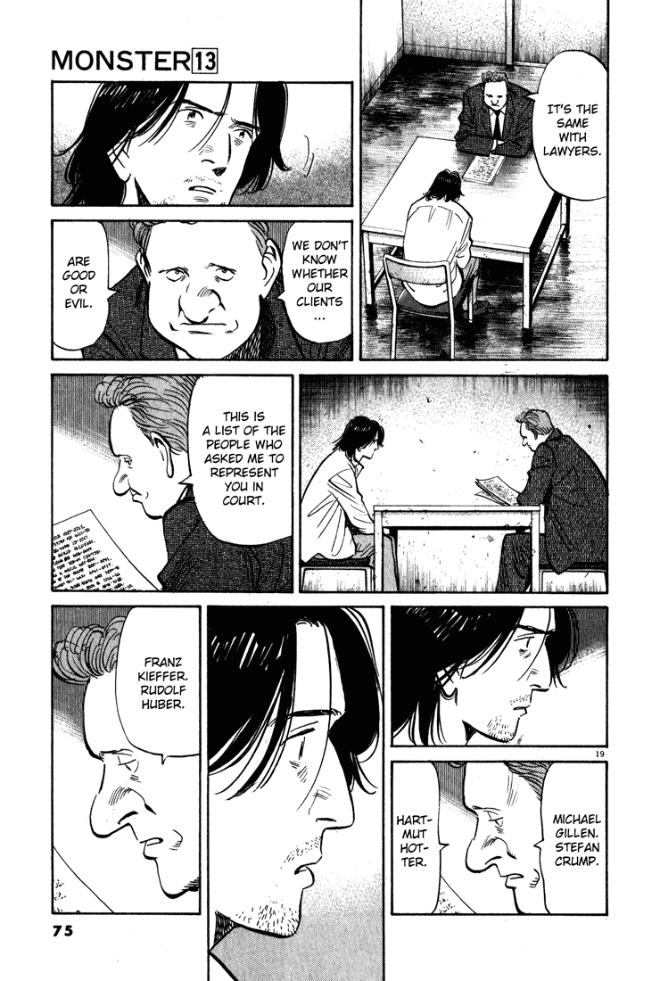 Monster Chapter 107 page 20 - Chapter 107