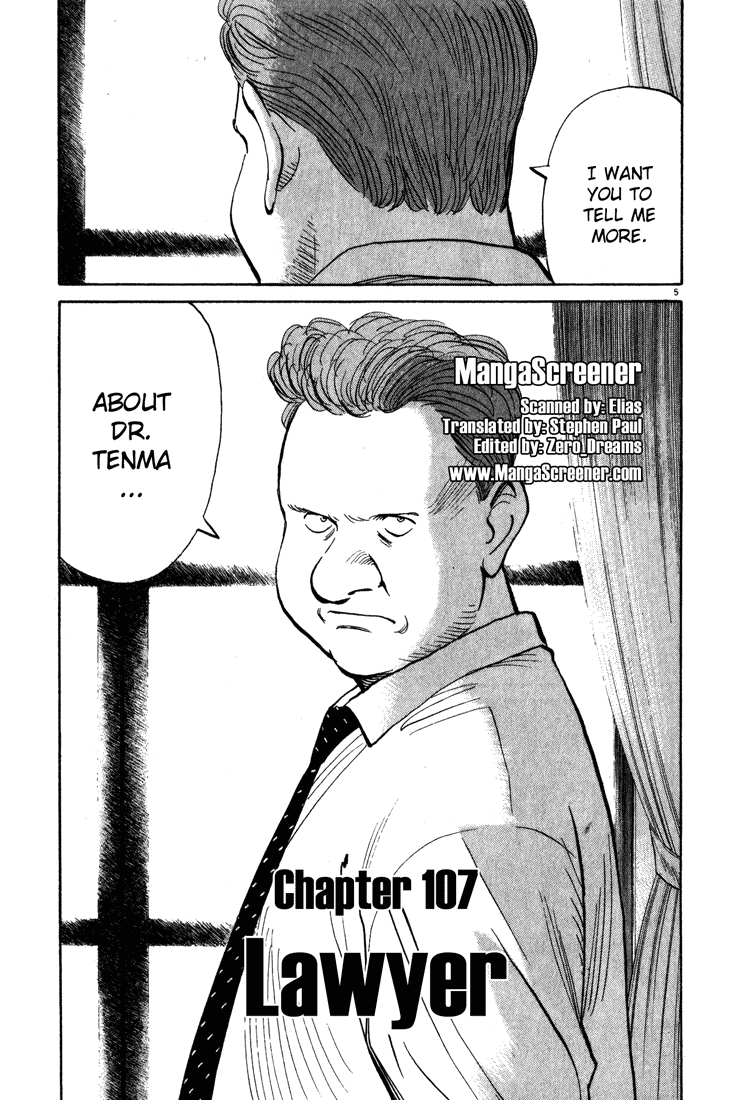 Monster Chapter 107 page 6 - Chapter 107