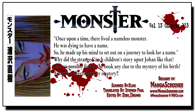 Monster Chapter 113 page 1 - Chapter 113