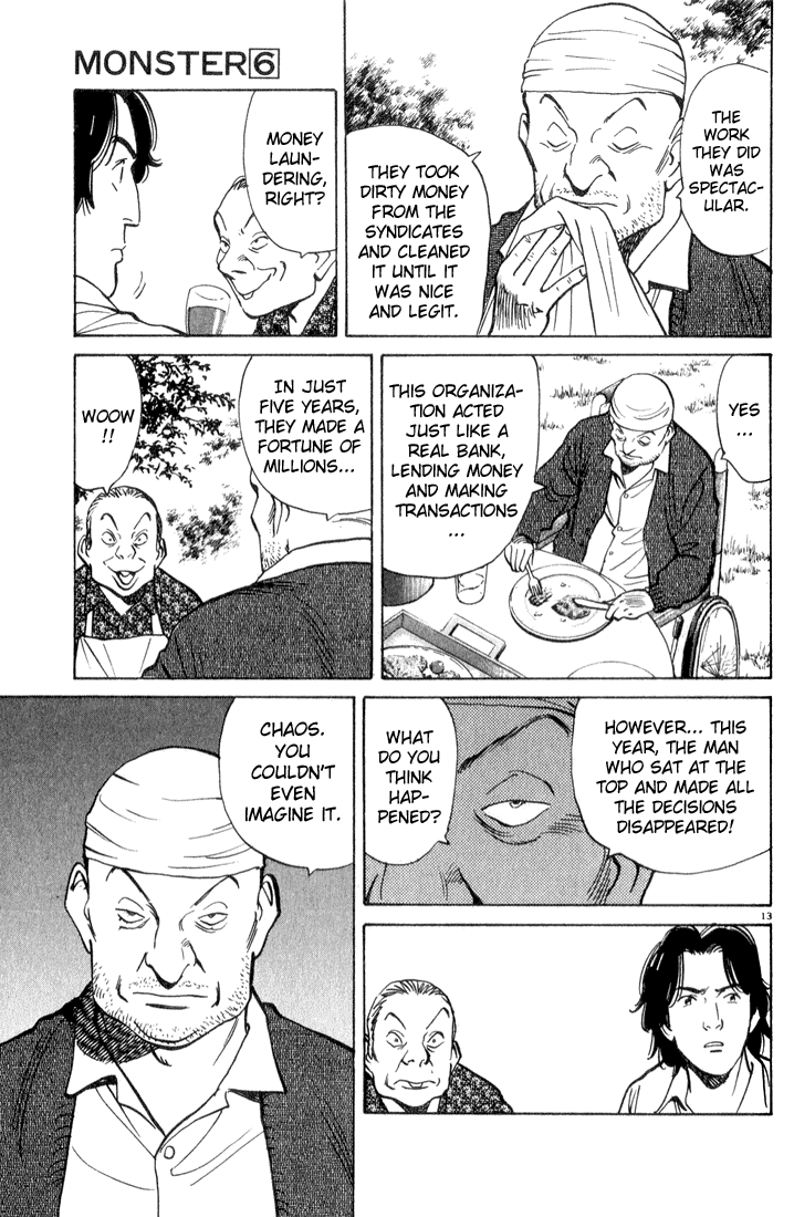 Monster Chapter 45 page 14 - Chapter 45: The Men's Dining Table