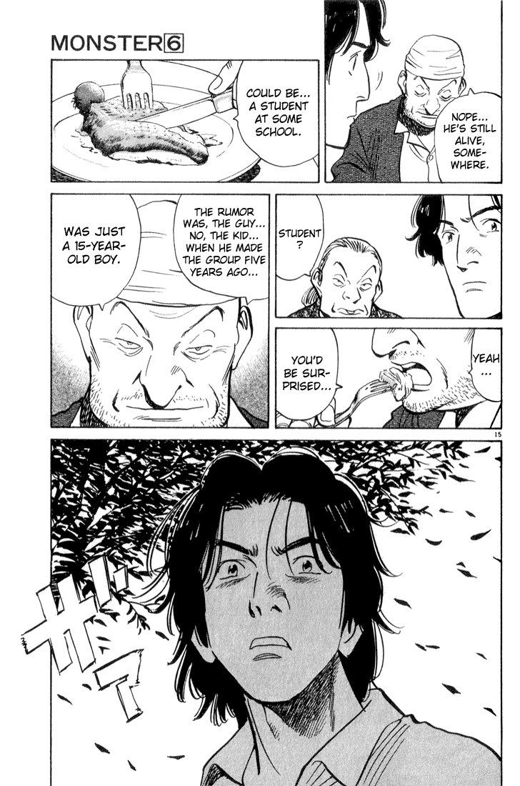 Monster Chapter 45 page 16 - Chapter 45: The Men's Dining Table