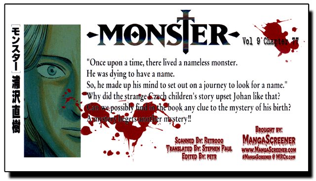 Monster Chapter 77 page 1 - Chapter 77