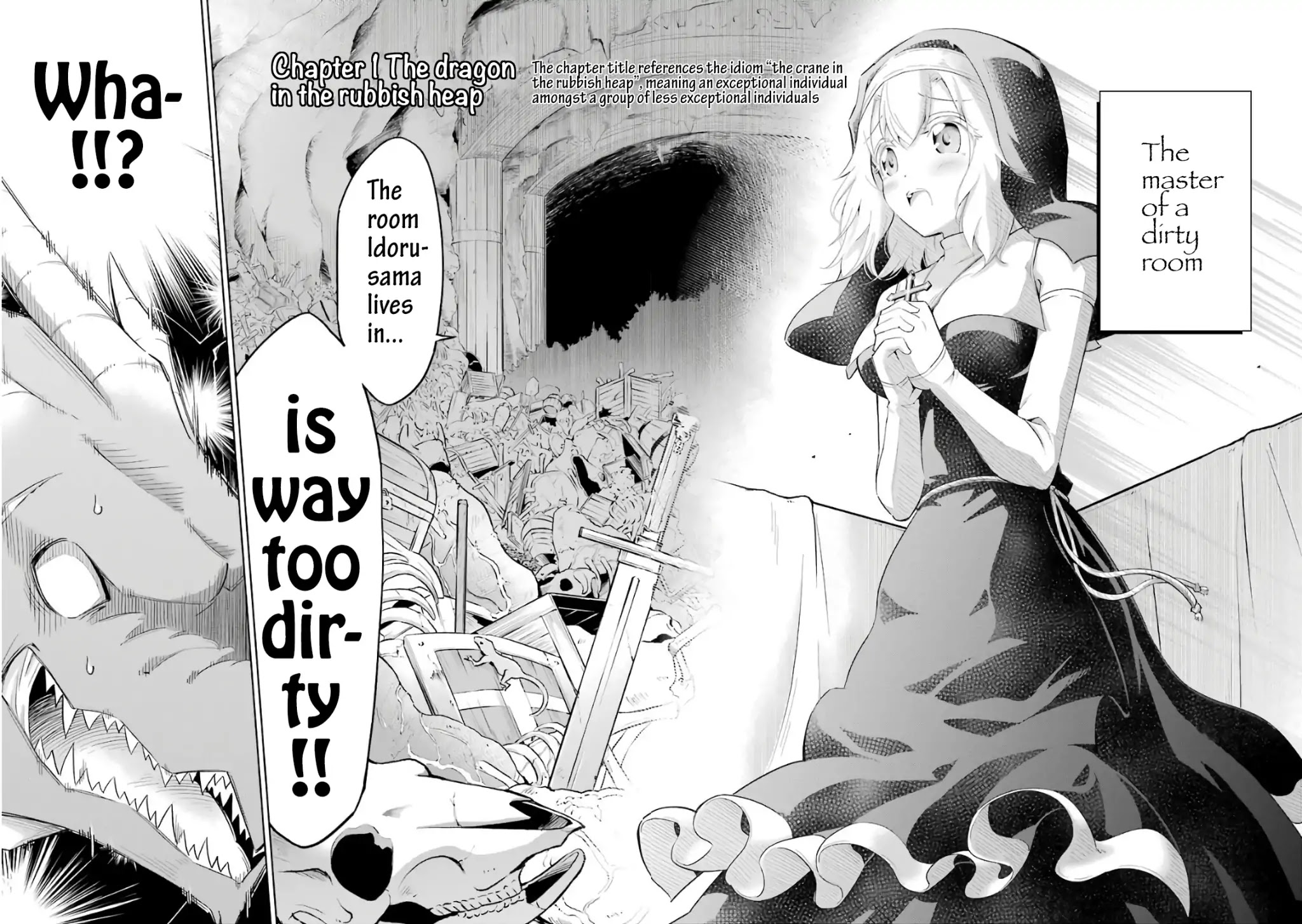 Monsters Can't Clean Chapter 1 page 6 - Chapter 1: The dragon in the rubbish heap