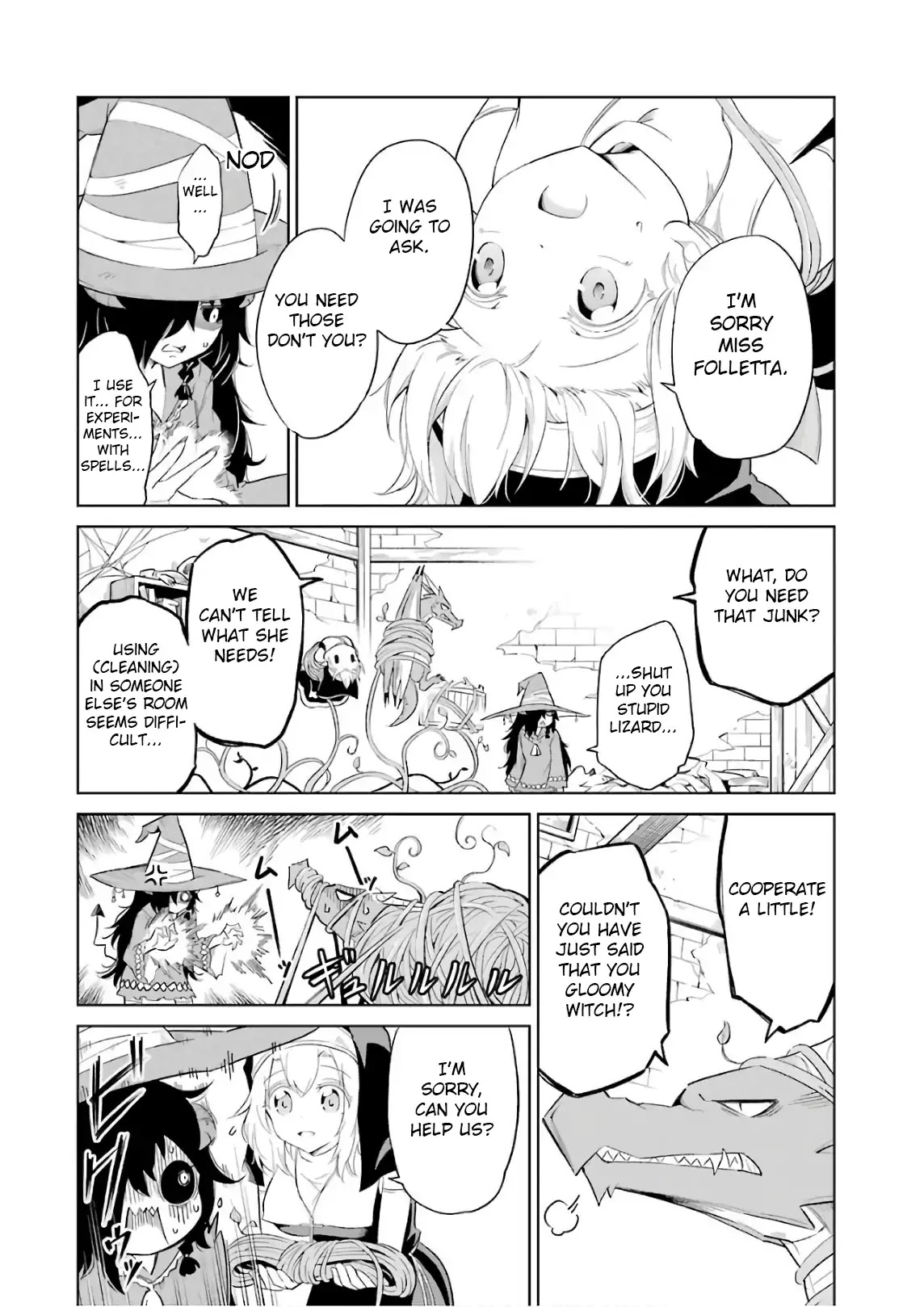 Monsters Can't Clean Chapter 3 page 12 - Chapter 3: The witch of the secluded forest