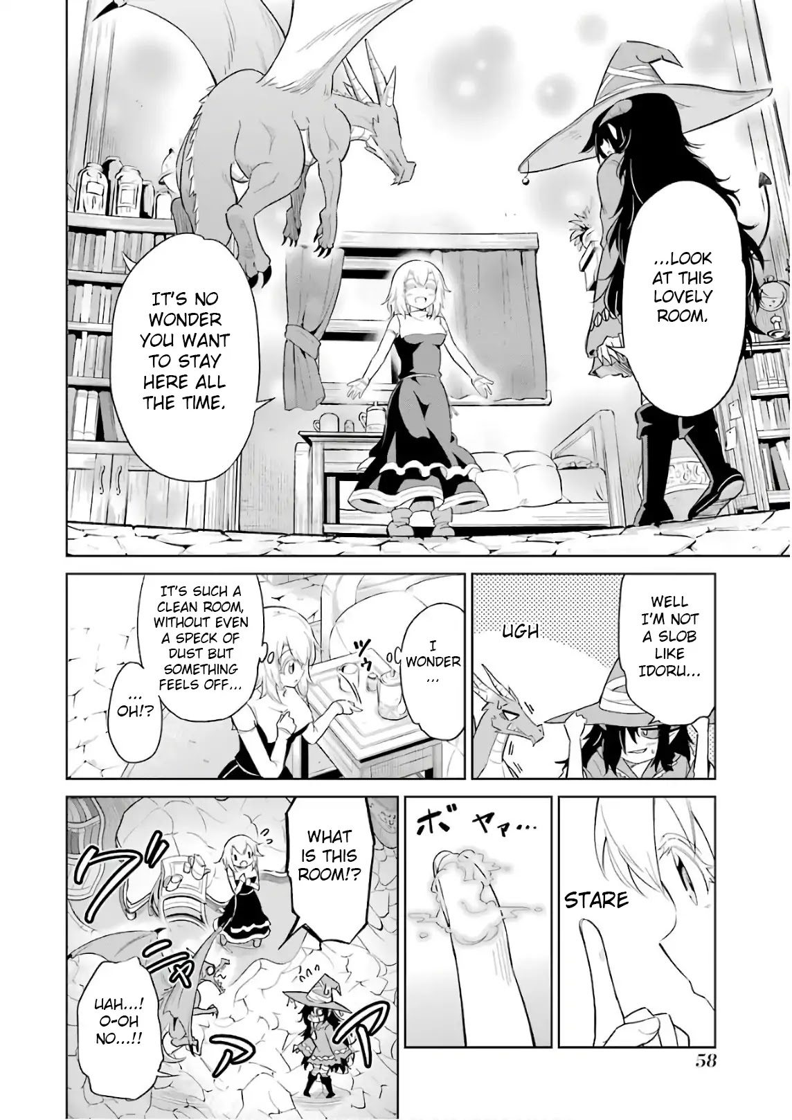 Monsters Can't Clean Chapter 3 page 8 - Chapter 3: The witch of the secluded forest