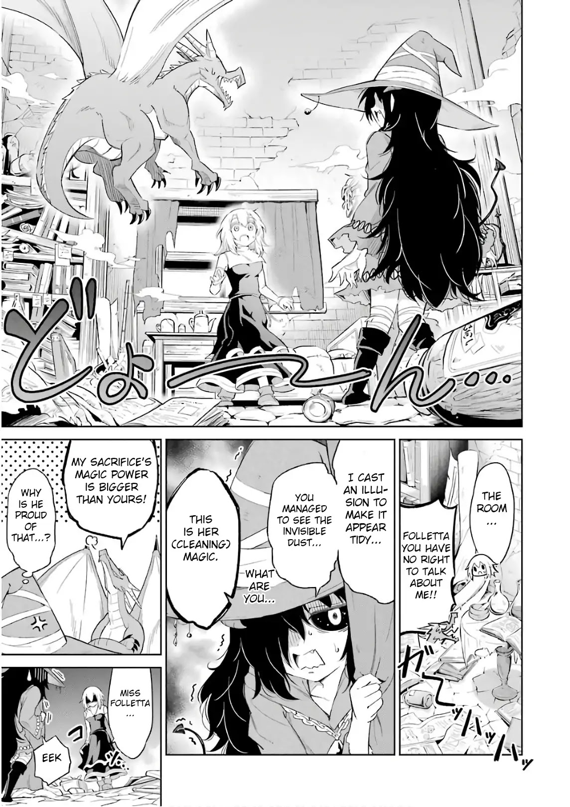 Monsters Can't Clean Chapter 3 page 9 - Chapter 3: The witch of the secluded forest