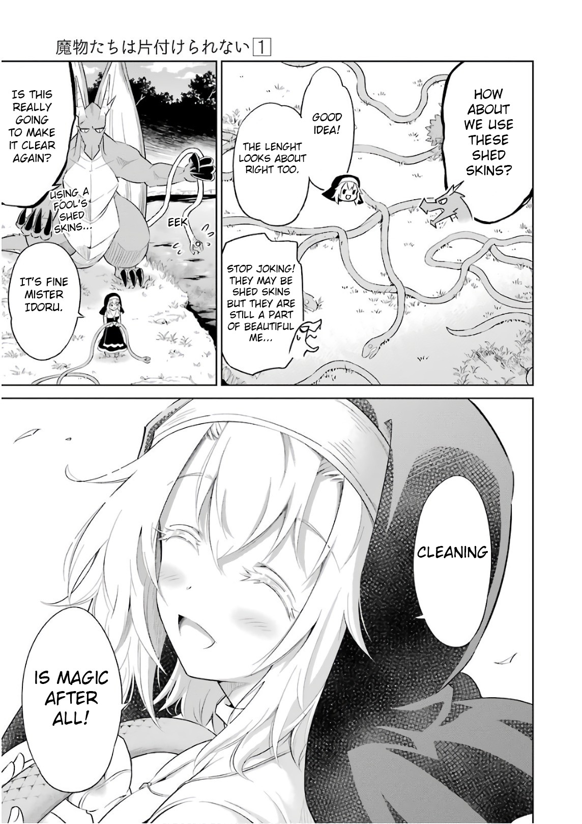 Monsters Can't Clean Chapter 4 page 13 - Chapter 4: The road to beauty is a snake
