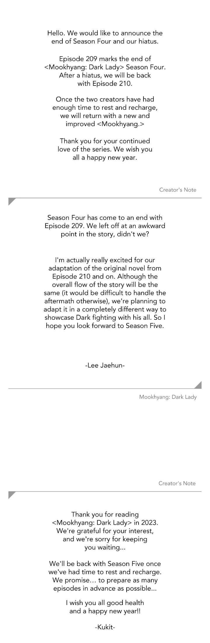 MookHyang - Dark Lady Chapter 209 page 46 - Chapter 209: S4 Finale