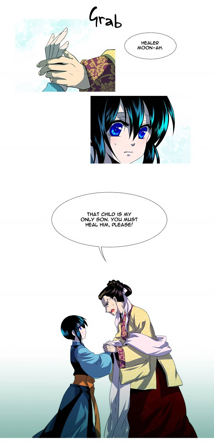 Moon-Ah Chapter 2 page 5 - Chapter 2 : The Blue Eyed Angel Maiden (2)