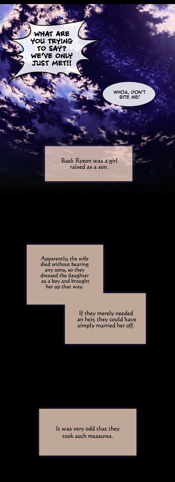 Moon-Ah Chapter 37 page 4 - Chapter 37 : Baek Ryeon and Haru (2)