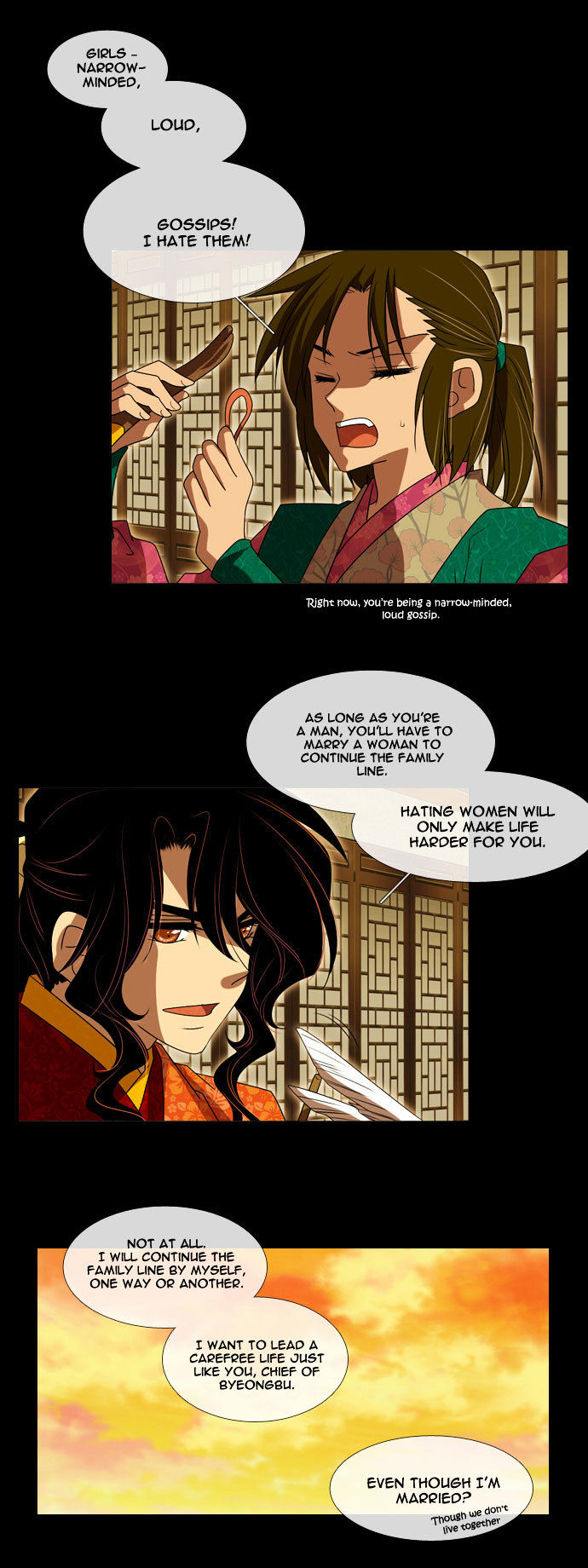 Moon-Ah Chapter 37 page 9 - Chapter 37 : Baek Ryeon and Haru (2)