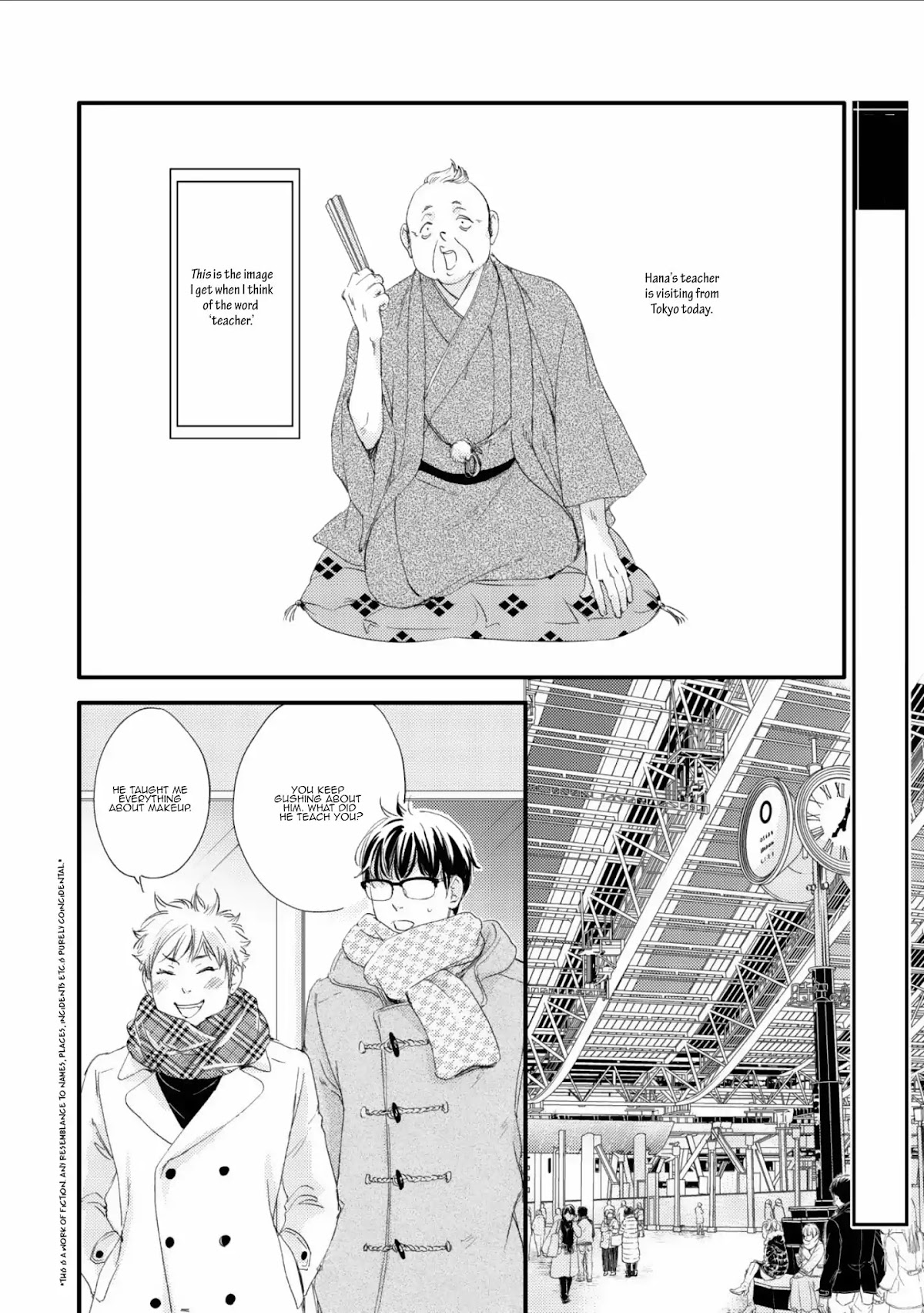 Moon and Sun (Abe Akane) Chapter 0 page 3 - Chapter 0: Hana no Sensei