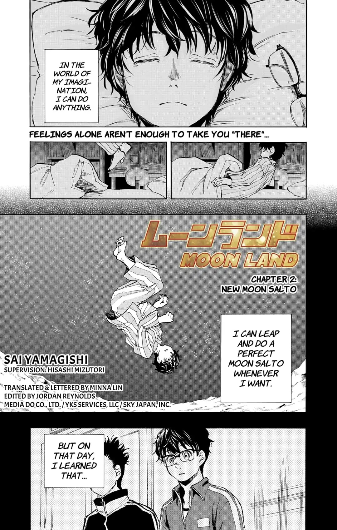 Moon Land Chapter 2 page 1 - Chapter 2: NEW MOON SALTO