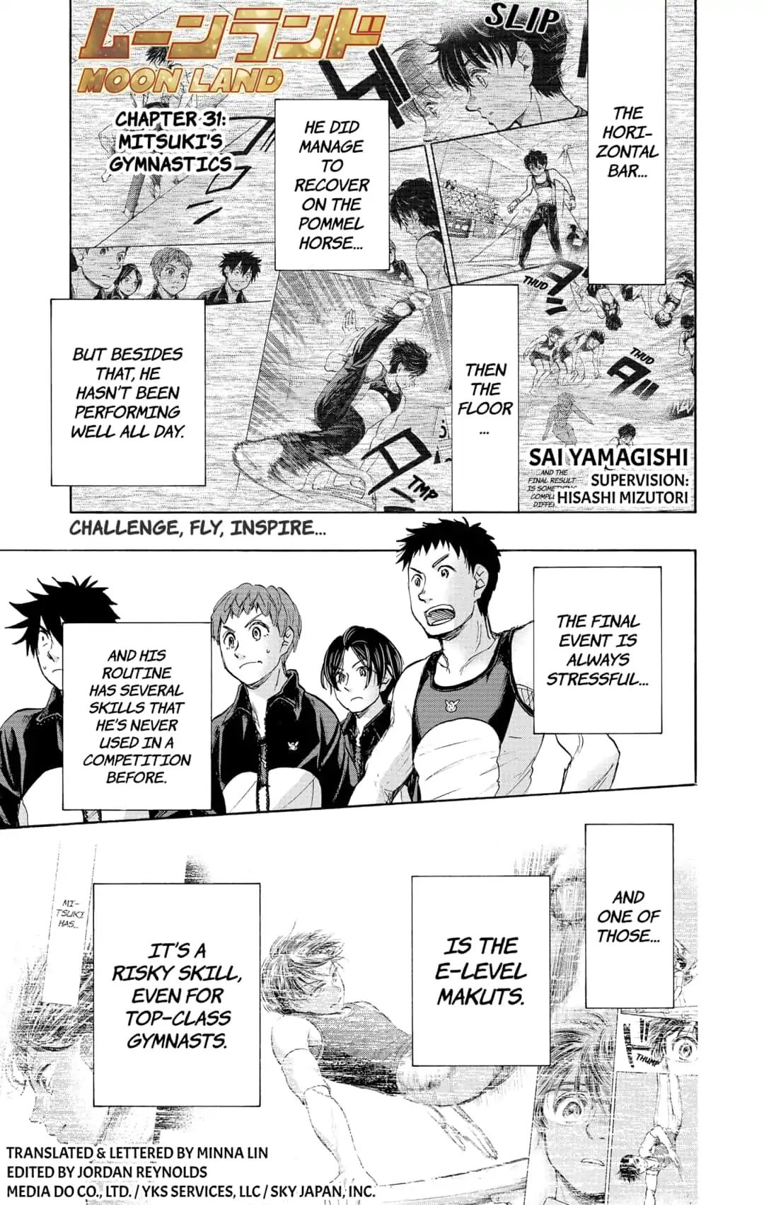 Moon Land Chapter 31 page 1 - Chapter 31: MITSUKI'S GYMNASTICS