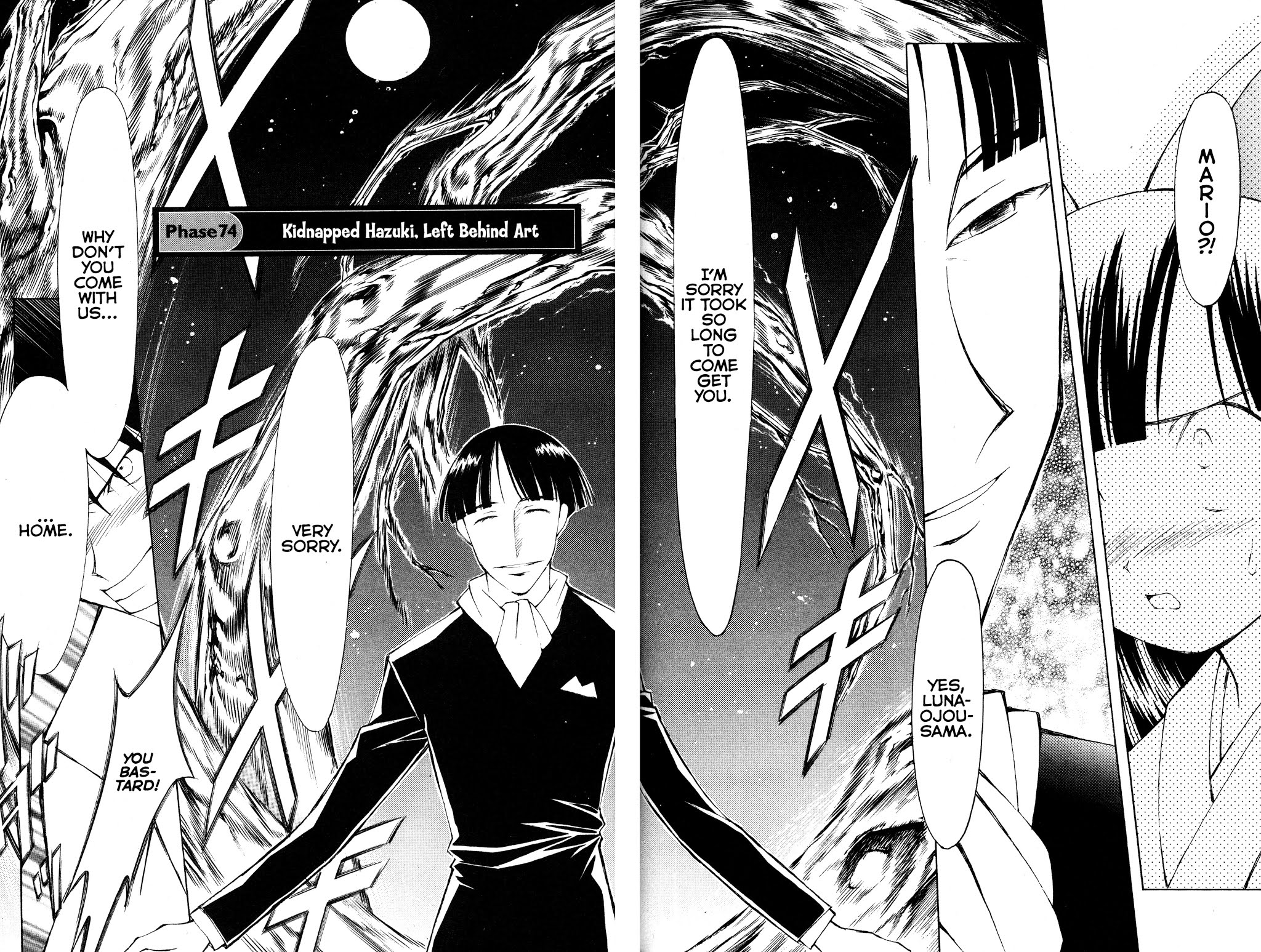 Moon Phase Chapter 74 page 2 - Chapter 74: Hazuki Taken, Art Abandoned