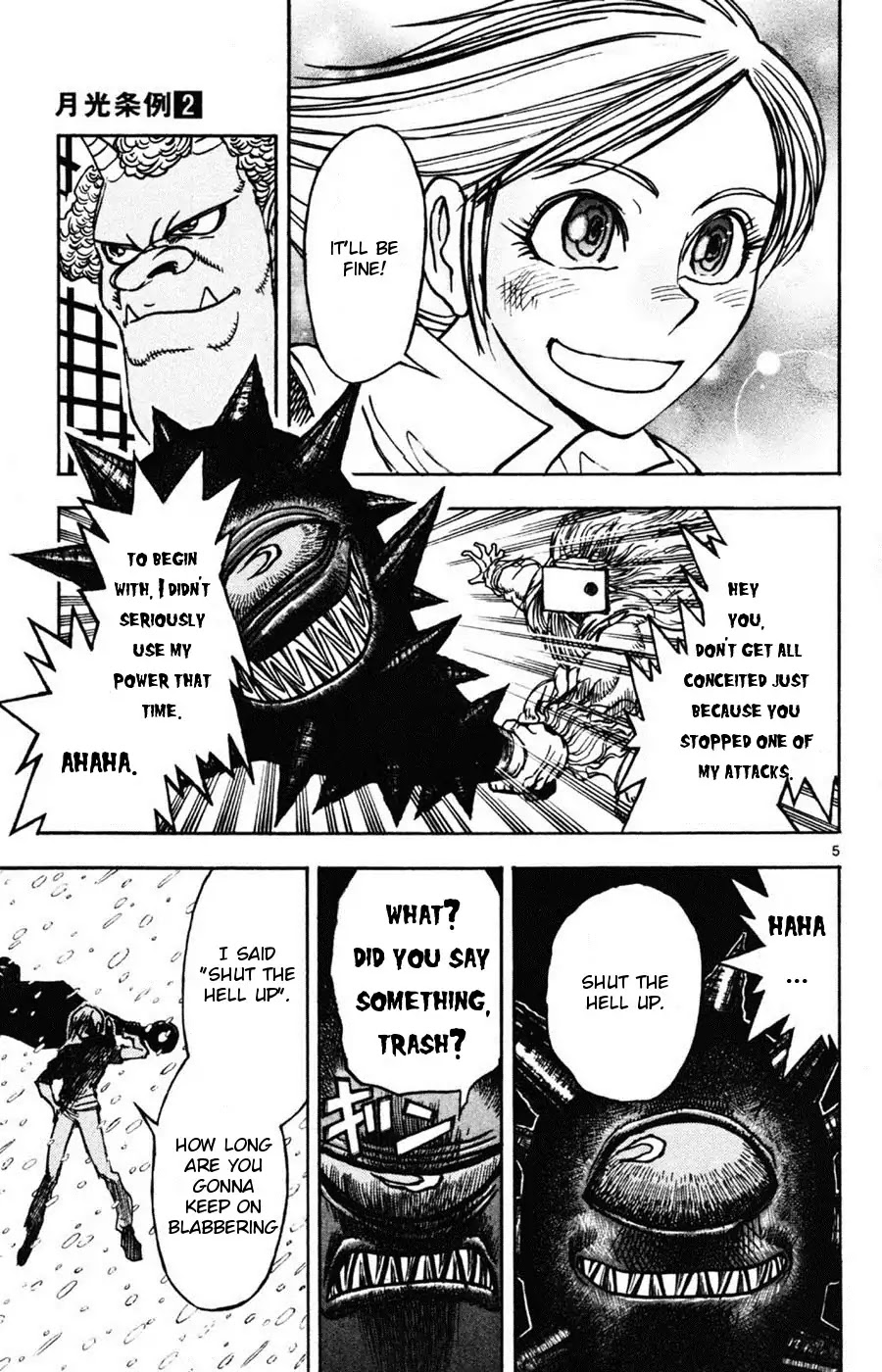 Moonlight Act Chapter 11 page 4 - Chapter 11: 2nd Article - Issun Boushi Part 7 - Gekkou Asks Issun Boushi "Are You A Dejected Loser?"