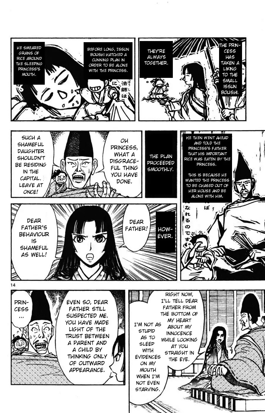 Moonlight Act Chapter 12 page 13 - Chapter 12: 2nd Article - Issun Boushi Part 8 - What Did Issun Boshi Wish For Using The Uchide-no-kozuchi