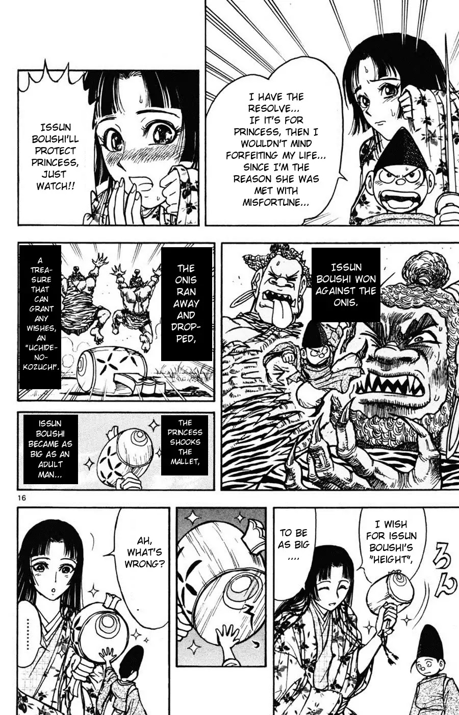 Moonlight Act Chapter 12 page 15 - Chapter 12: 2nd Article - Issun Boushi Part 8 - What Did Issun Boshi Wish For Using The Uchide-no-kozuchi