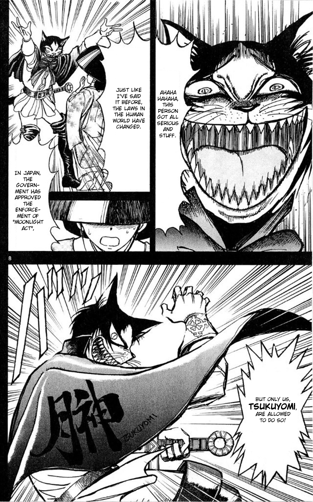Moonlight Act Chapter 40 page 8 - Chapter 40: 11th Article - The Rolling Riceball