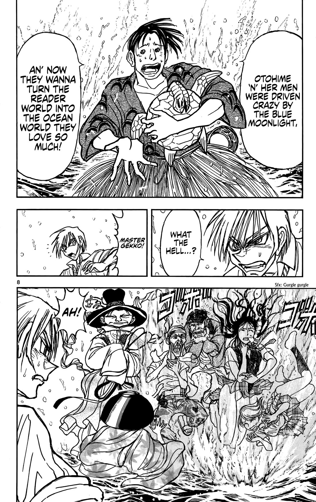 Moonlight Act Chapter 59 page 8 - Chapter 59: Article 16 - A Dog of Flanders and Urashima Taro Part 01 - Otohime’s Attack