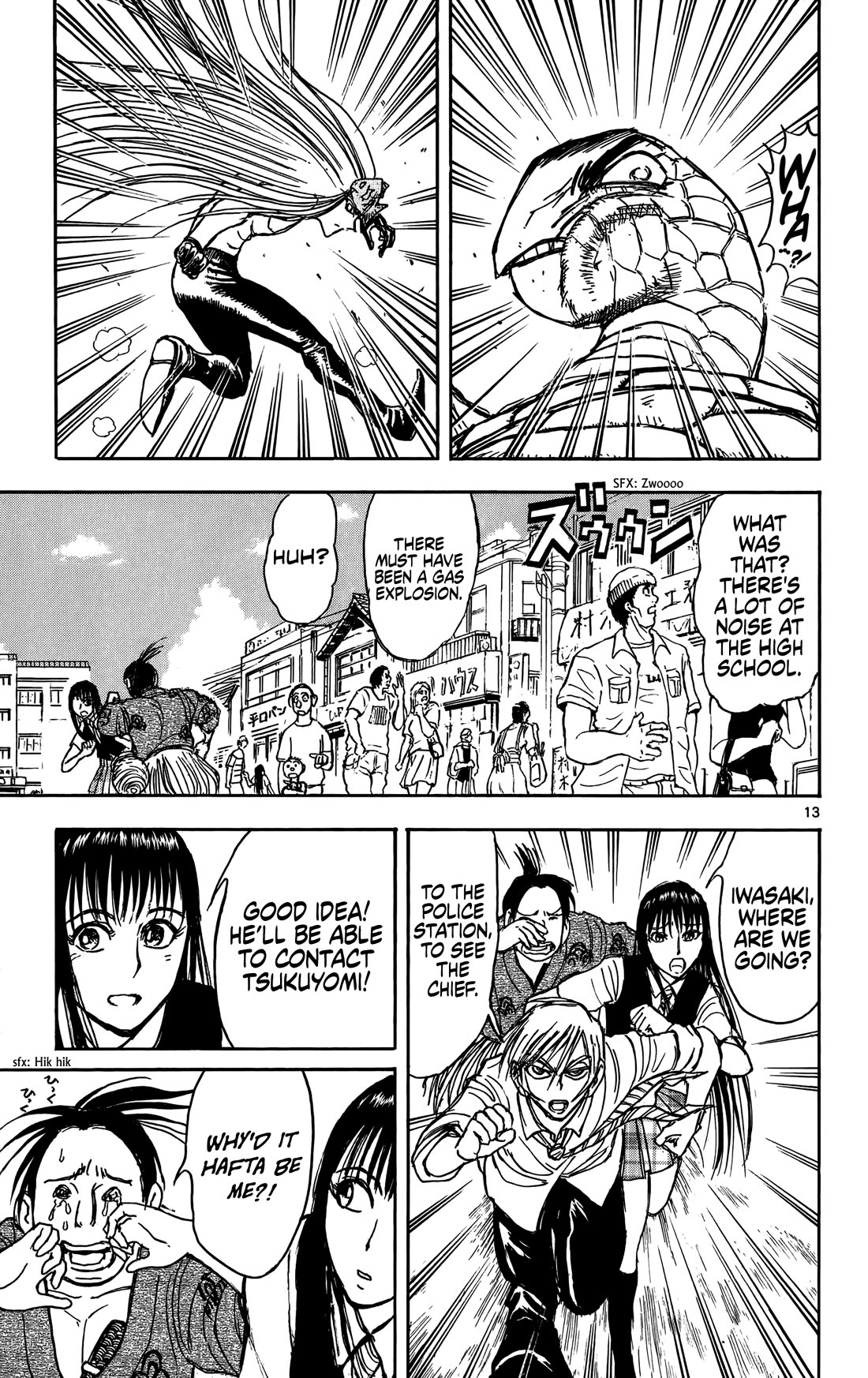 Moonlight Act Chapter 61 page 14 - Chapter 61: Article 16 - A Dog of Flanders and Urashima Taro Part 03 - Escape