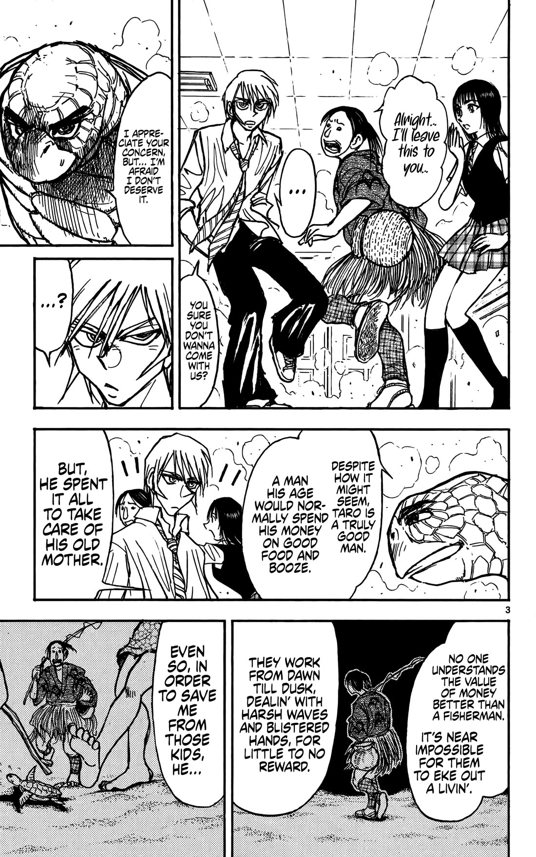 Moonlight Act Chapter 61 page 4 - Chapter 61: Article 16 - A Dog of Flanders and Urashima Taro Part 03 - Escape