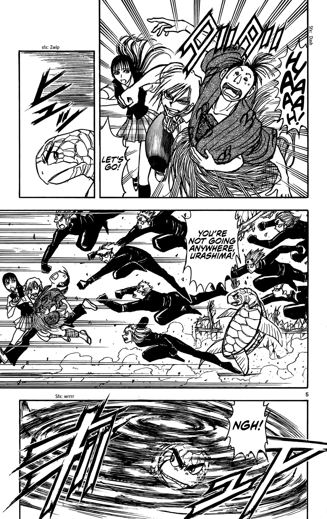 Moonlight Act Chapter 61 page 6 - Chapter 61: Article 16 - A Dog of Flanders and Urashima Taro Part 03 - Escape