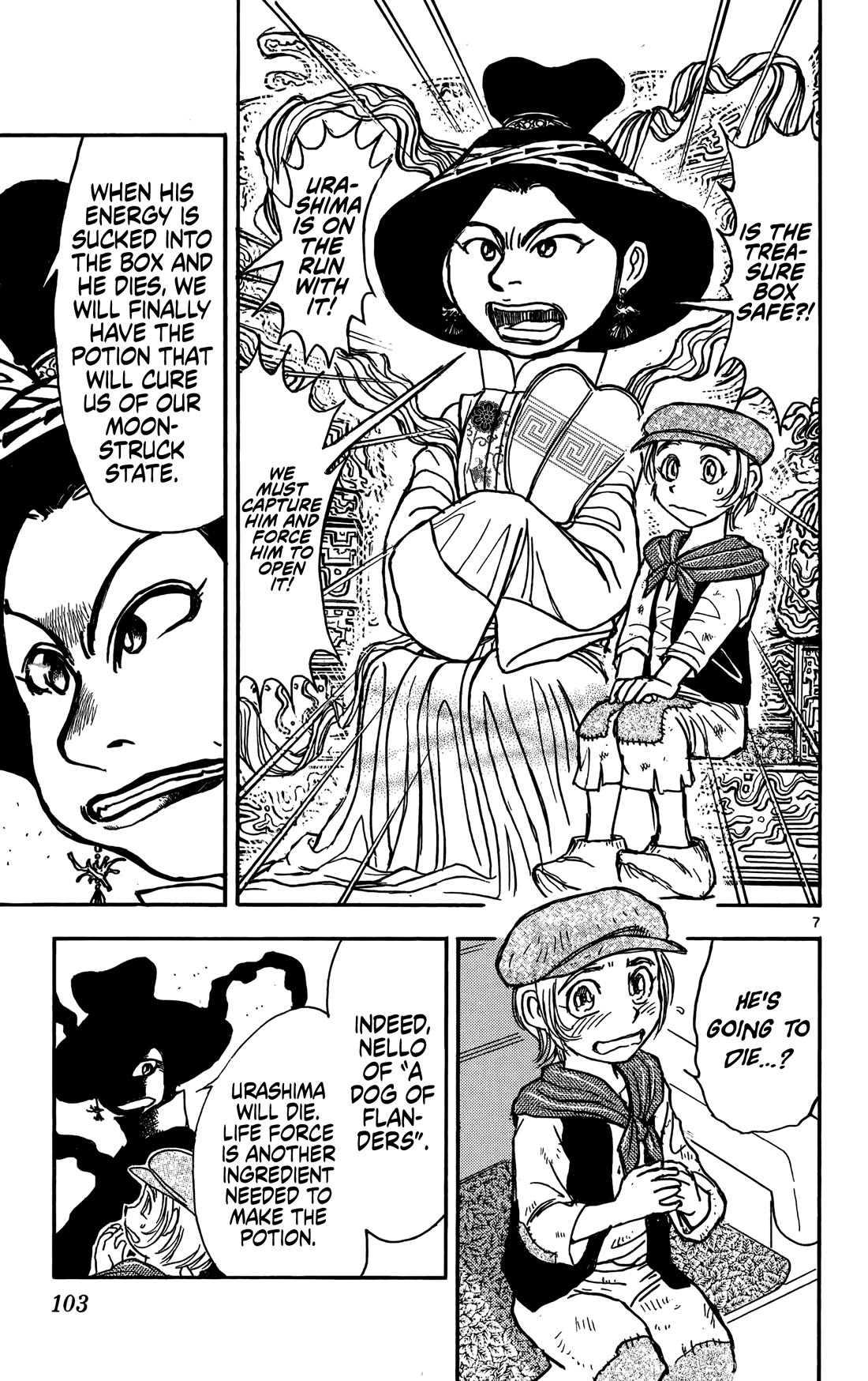 Moonlight Act Chapter 61 page 8 - Chapter 61: Article 16 - A Dog of Flanders and Urashima Taro Part 03 - Escape