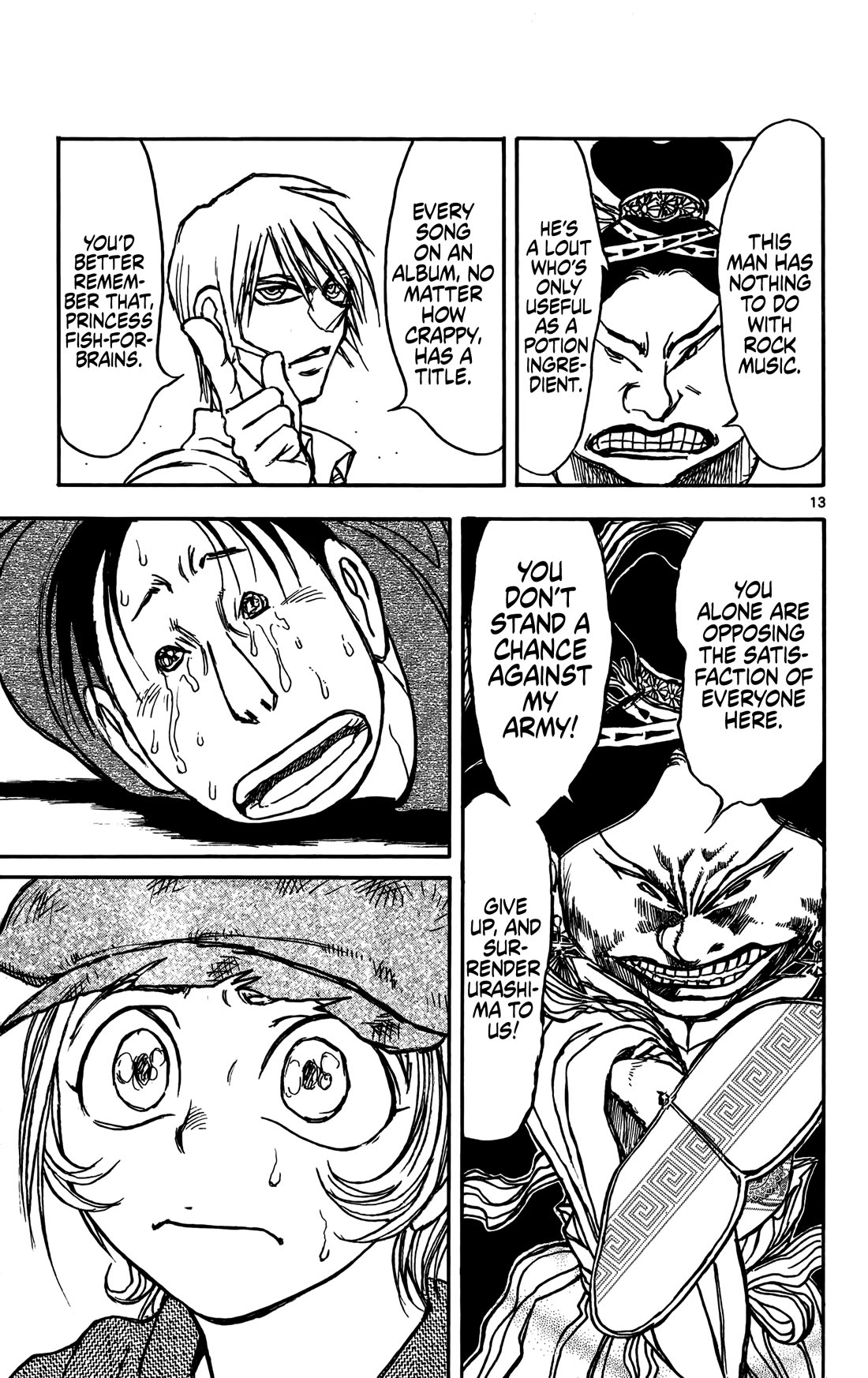 Moonlight Act Chapter 62 page 13 - Chapter 62: Article 16 - A Dog of Flanders and Urashima Taro Part 4 - Gekko says Hell No