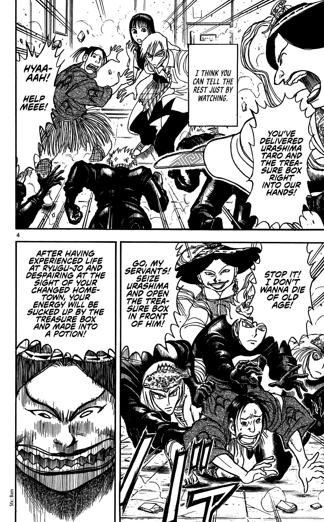 Moonlight Act Chapter 62 page 4 - Chapter 62: Article 16 - A Dog of Flanders and Urashima Taro Part 4 - Gekko says Hell No
