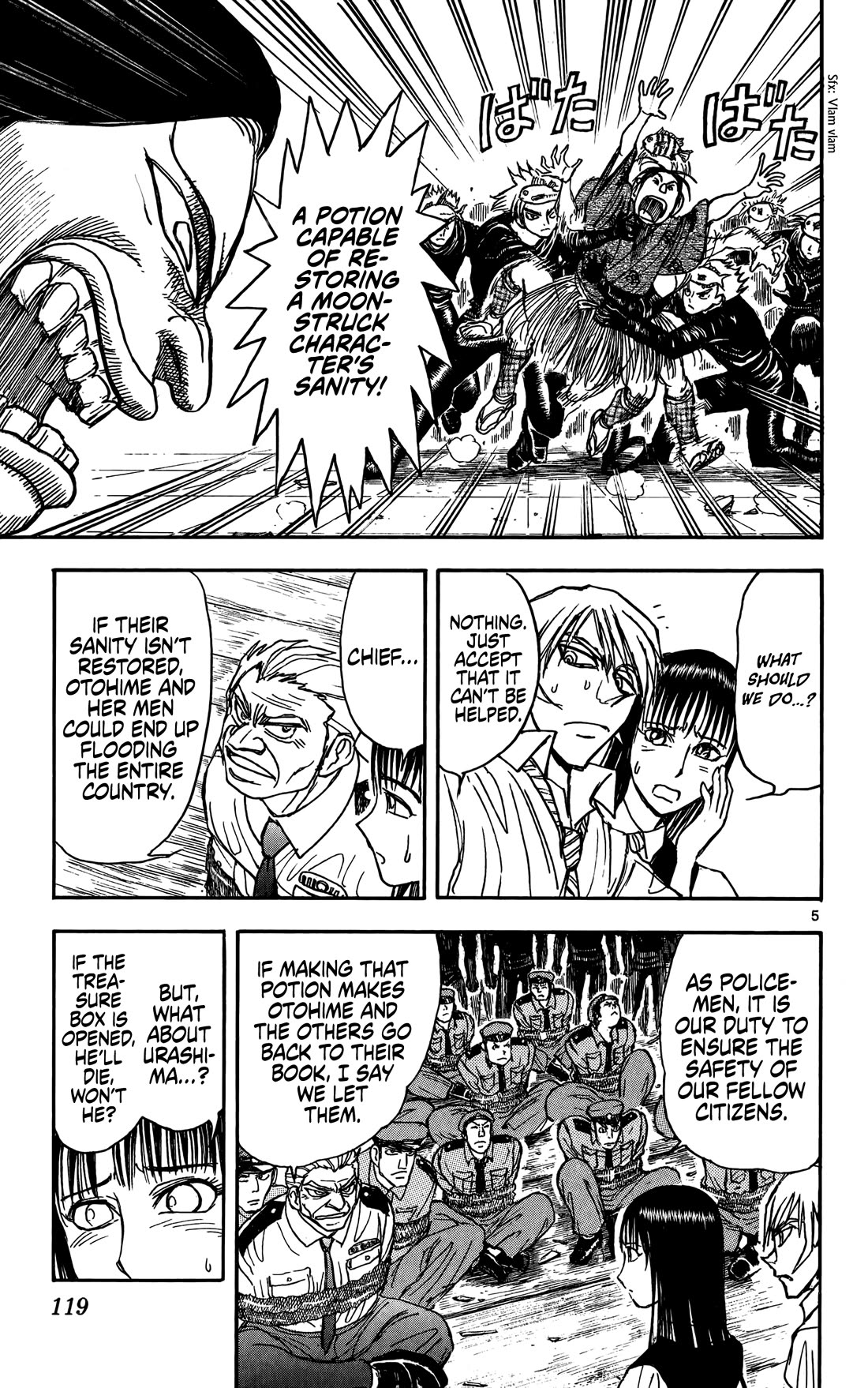 Moonlight Act Chapter 62 page 5 - Chapter 62: Article 16 - A Dog of Flanders and Urashima Taro Part 4 - Gekko says Hell No