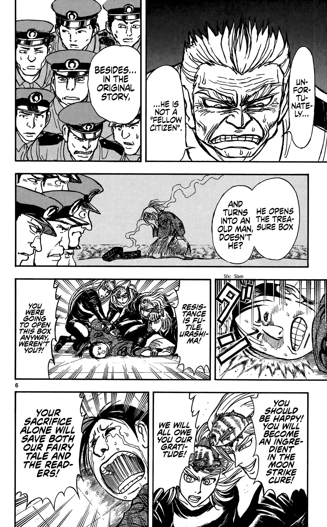 Moonlight Act Chapter 62 page 6 - Chapter 62: Article 16 - A Dog of Flanders and Urashima Taro Part 4 - Gekko says Hell No