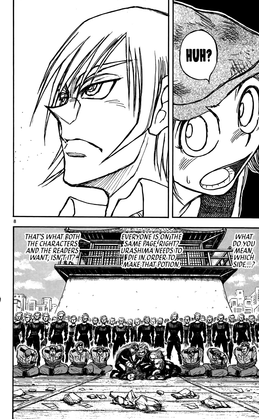 Moonlight Act Chapter 62 page 8 - Chapter 62: Article 16 - A Dog of Flanders and Urashima Taro Part 4 - Gekko says Hell No
