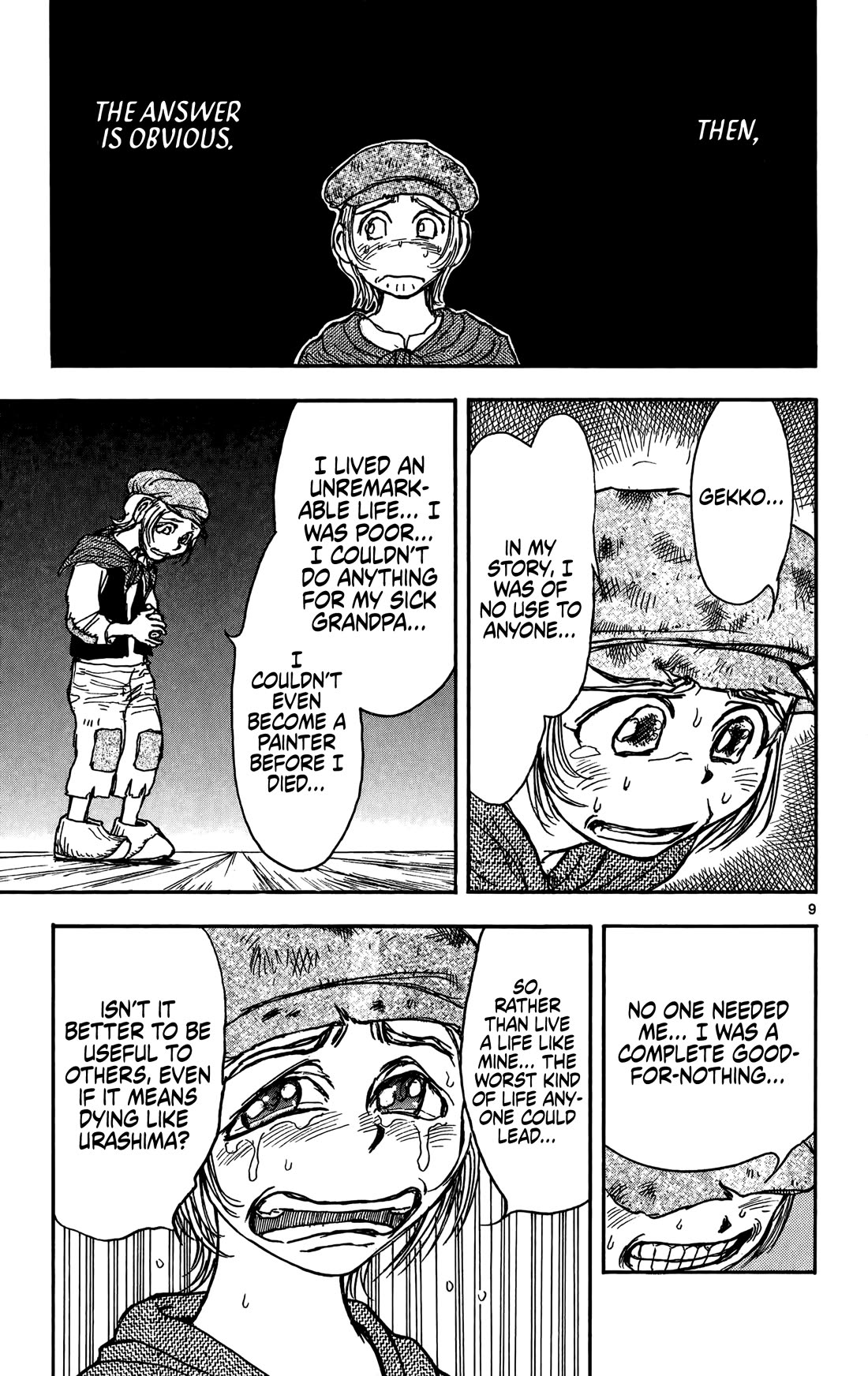 Moonlight Act Chapter 62 page 9 - Chapter 62: Article 16 - A Dog of Flanders and Urashima Taro Part 4 - Gekko says Hell No