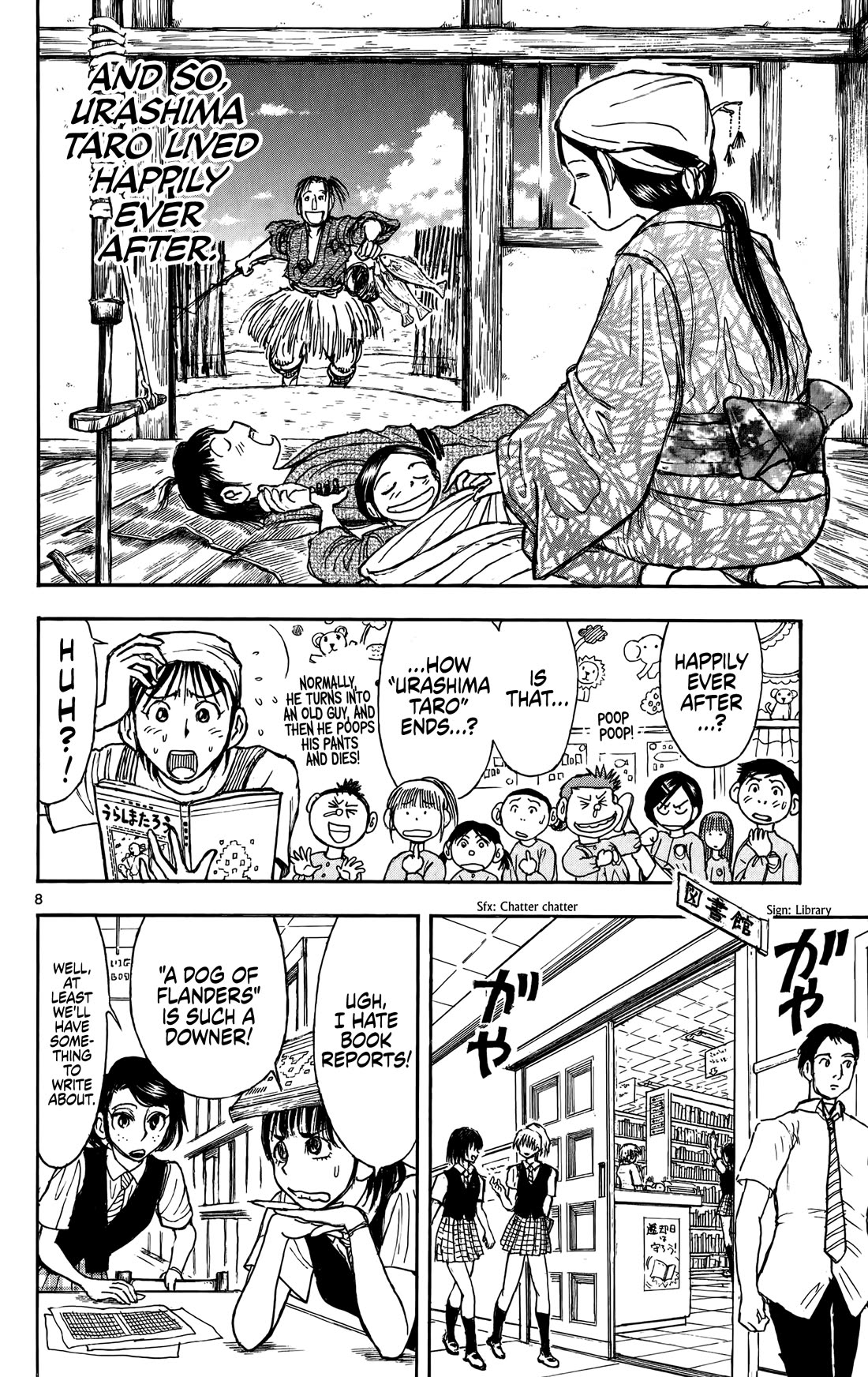 Moonlight Act Chapter 68 page 9 - Chapter 68: Article 16 - A Dog of Flanders and Urashima Taro Part 10 - And That's How The Stories Went From That Day Onwards